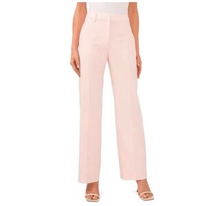 NWT 🌸 Halogen High Waist Wide Leg Lined Dress Pants, Pink Dogwood, Plus-Size 14W